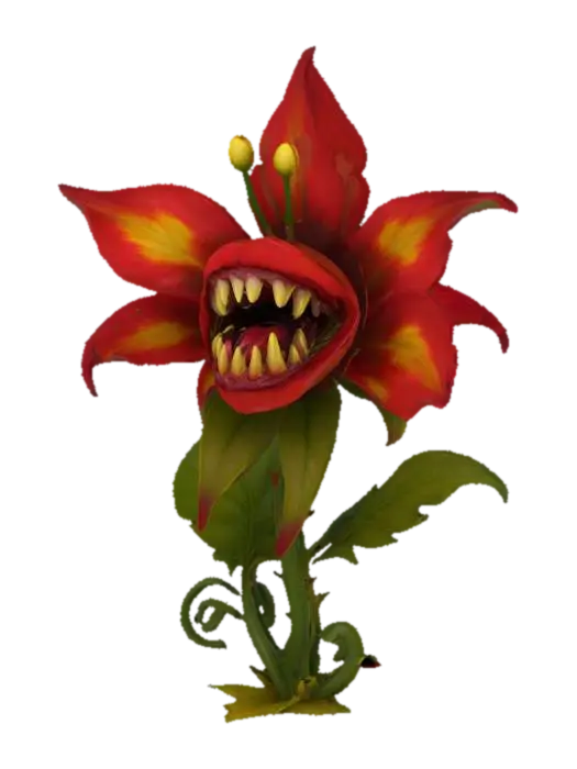 3D model for Carnivorous Blossom