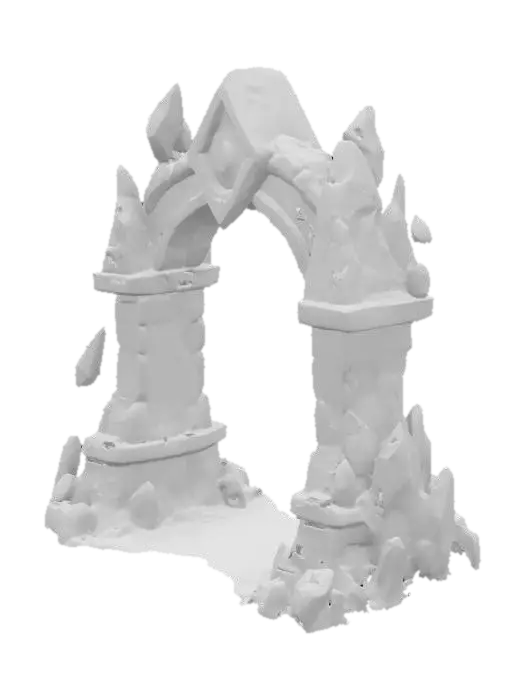 3D model for Mystic Gateway, #arch#