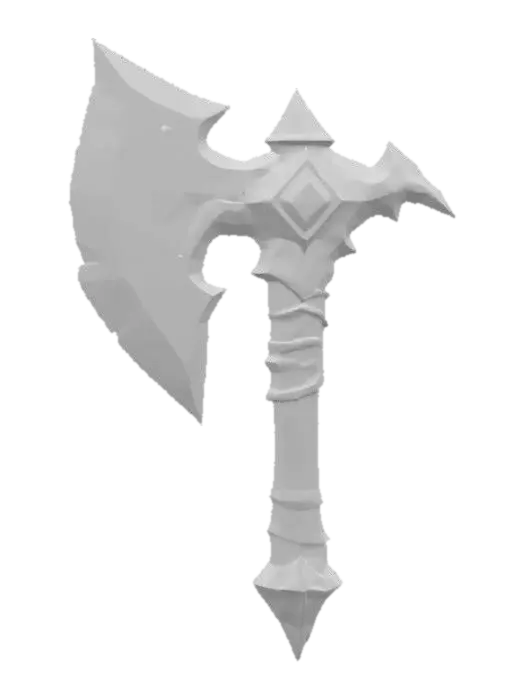 3D model for Frostshard Axe