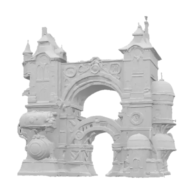 3D model for Steampunk Archway