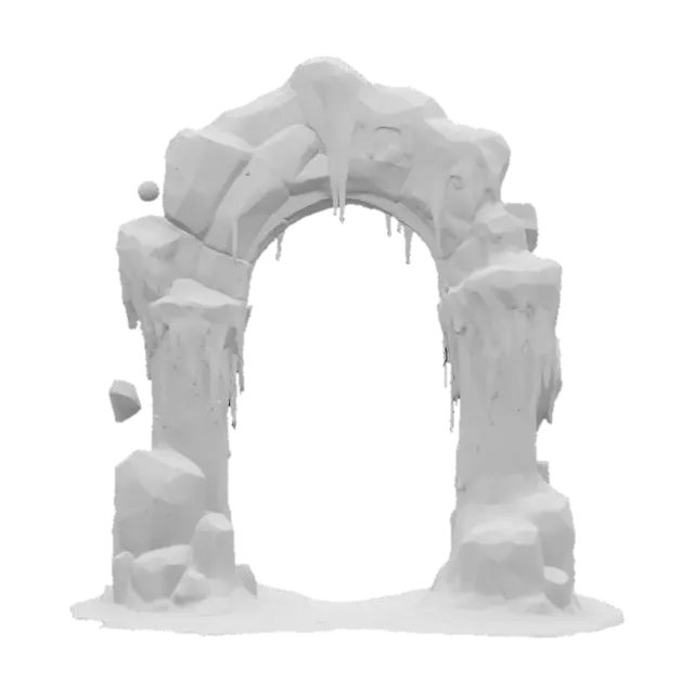 3D model for Frozen Gateway, #arch#