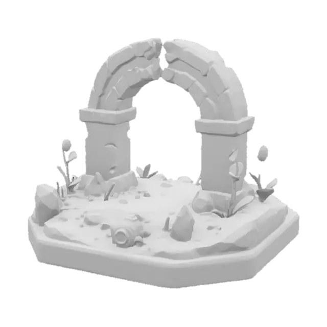 3D model for Mystic Gateway, #arch#