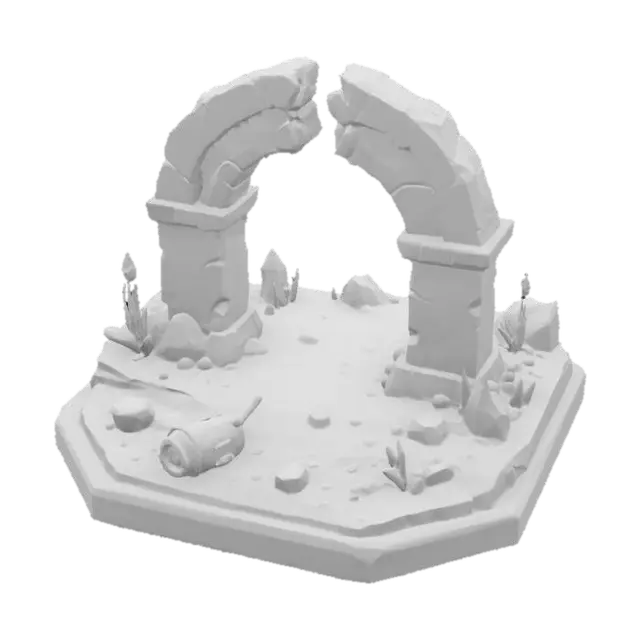 3D model for Mystic Gateway, #arch#