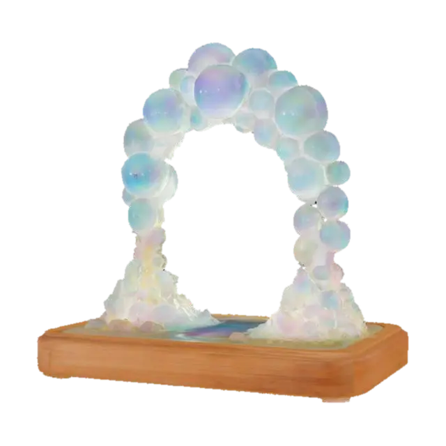 Ethereal Gateway, #arch# - Bubble 3D model, vytvořený pomocí AI
