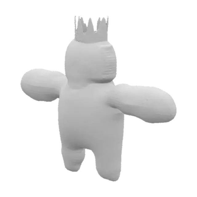 3D model for Colorful King, #SketchTo3D#