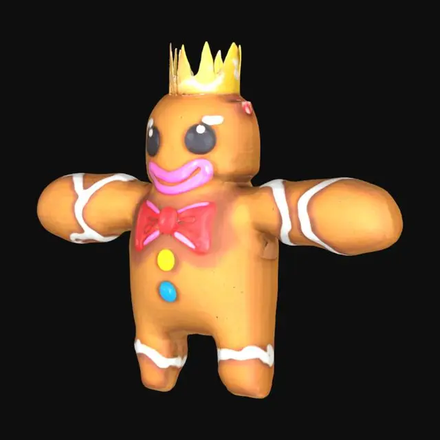 3D model for Colorful King, #SketchTo3D#