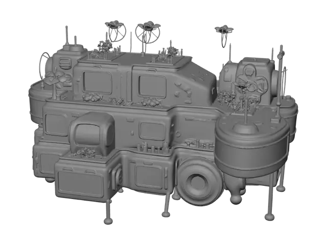3D model for Submerged Sanctuary