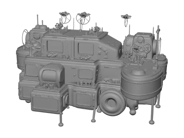 3D model for Submerged Sanctuary