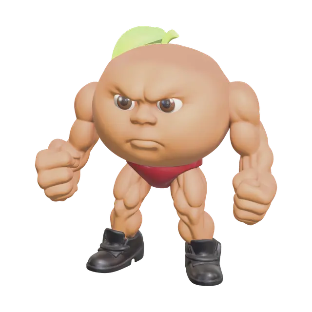 Modern Odin Din Din Dun 3D model, vytvořený pomocí AI