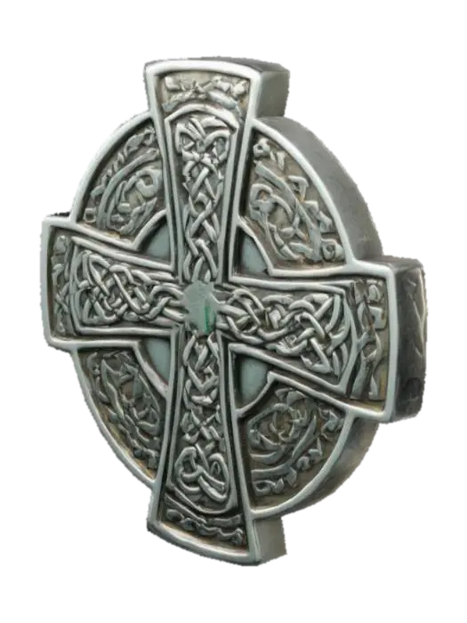 Celtic Cross Coin double sided - Tradition 3D model, vytvořený pomocí AI