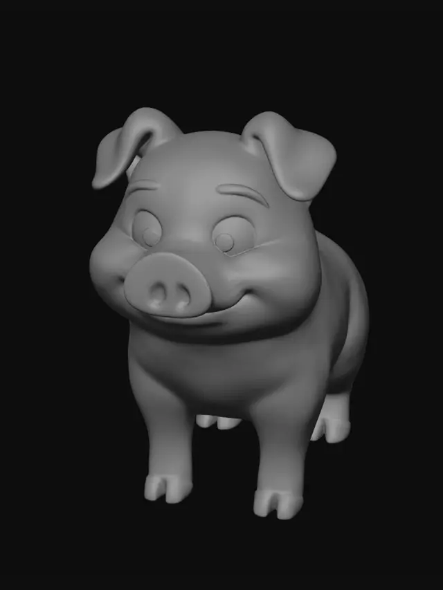 3D model for Pinkie Pig