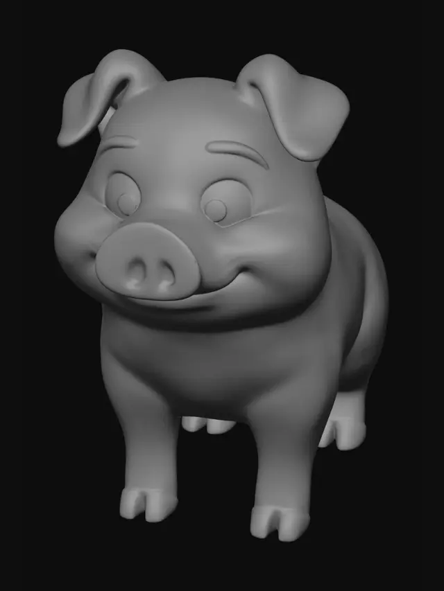 3D model for Pinkie Pig