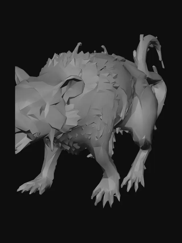 3D model for Neon Tide Rat