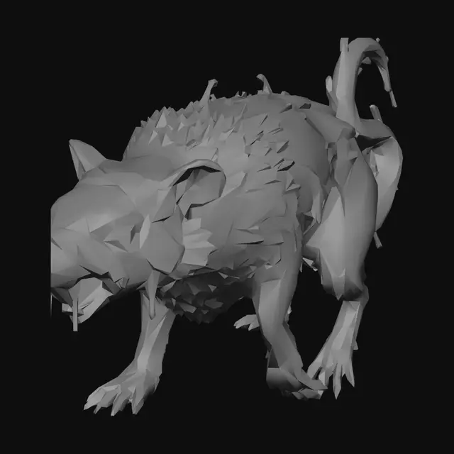 3D model for Neon Tide Rat
