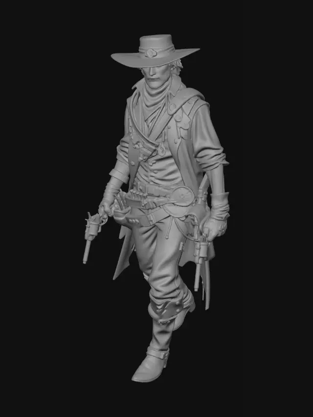 3D model for Dustbound Gambler