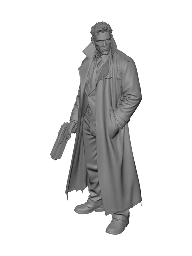 3D model for Midnight Enforcer in Neon Rain