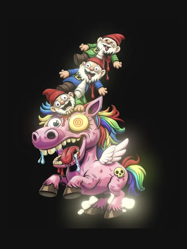 3D model for Gnomes on a Rainbow Pony
