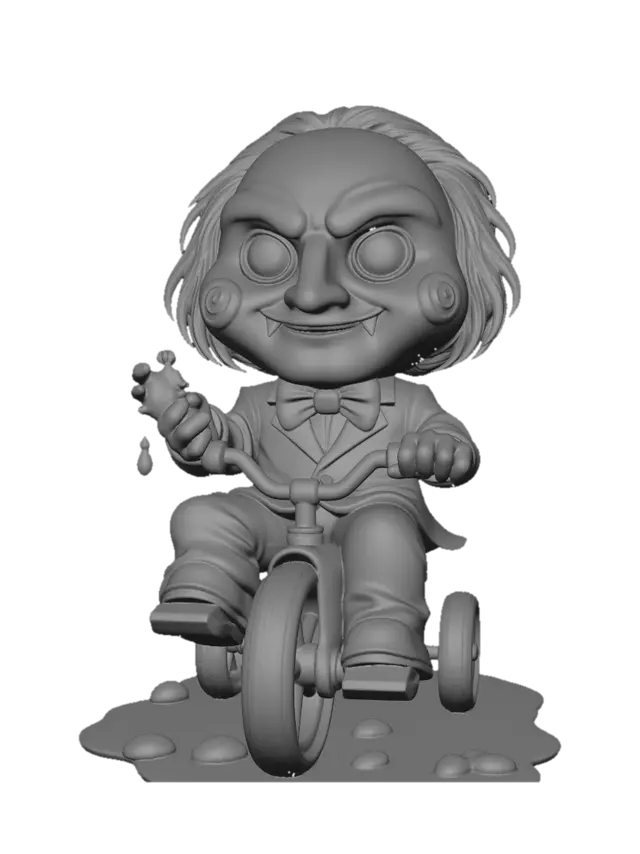 3D model for Blood-Spattered Tricycle Puppet
