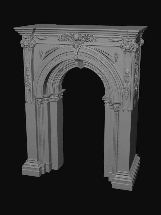 3D model for Gilded Archway of Stone and Shadow