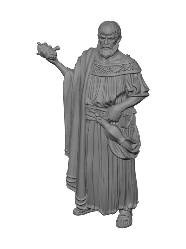 3D model for Crimson Robed Sage