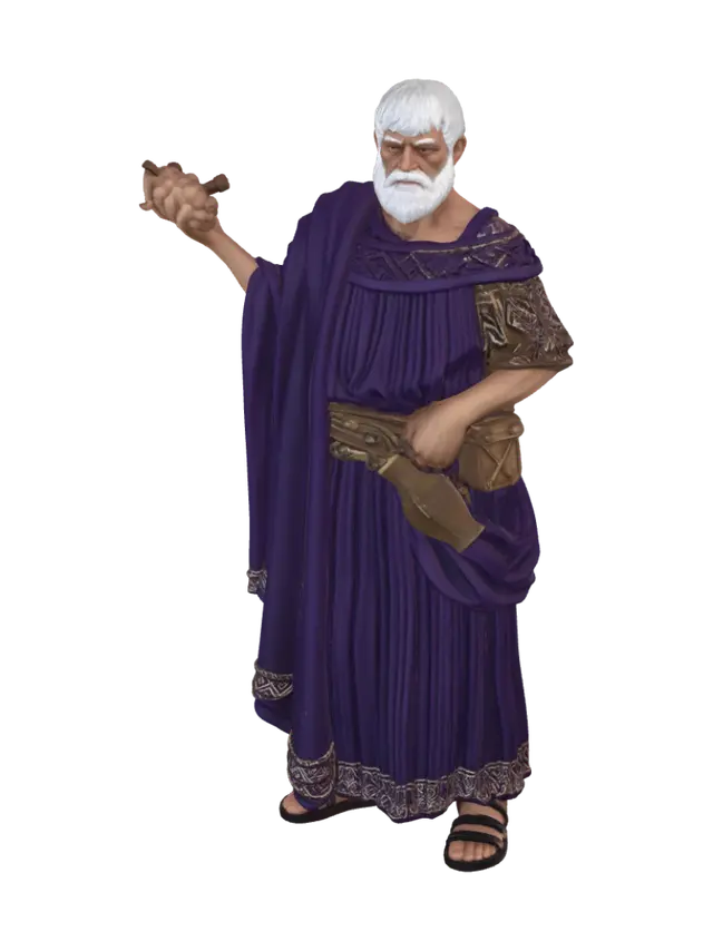 3D model for Crimson Robed Sage