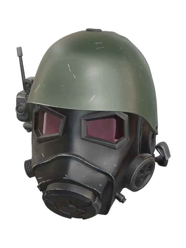 3D model for Ornate Ncr Ranger Helmet