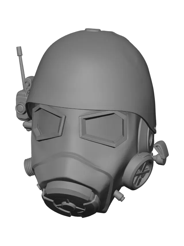 3D model for Ornate Ncr Ranger Helmet