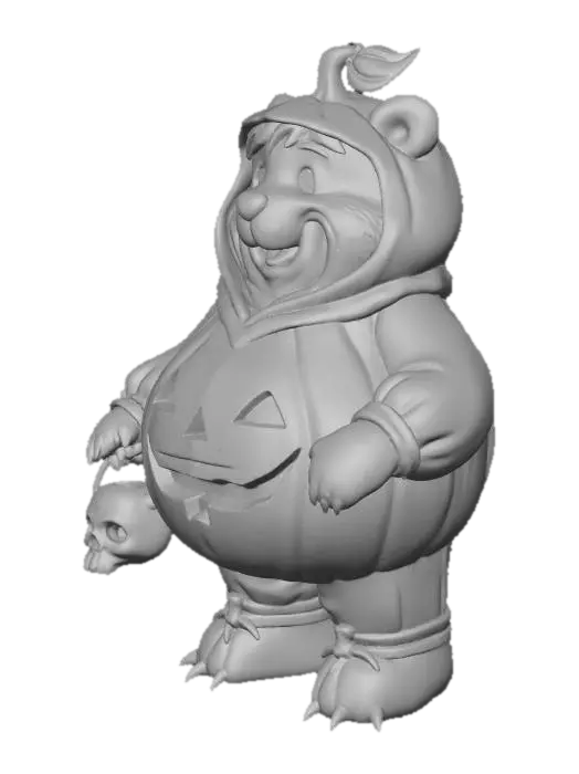 3D model for Bear Halloween Night, #Halloween2025#