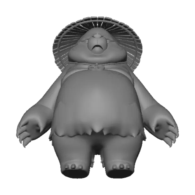 3D model for Straw Hat Panda