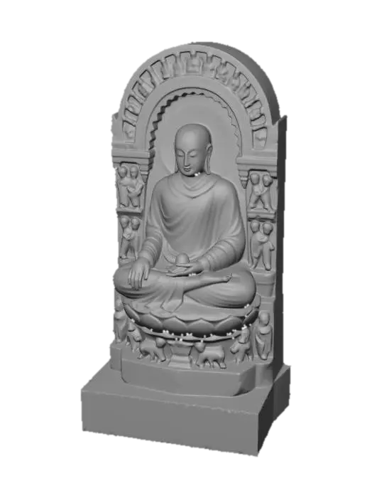 3D model for Meditating Buddha