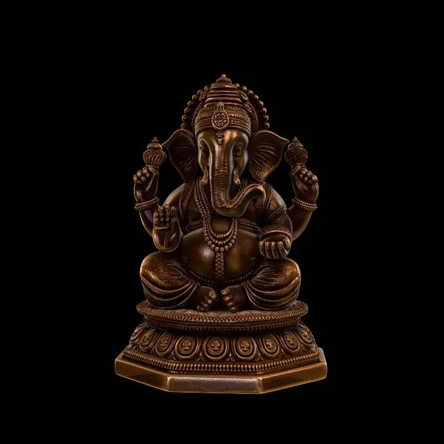 3D model for Bronze Ganesha statue