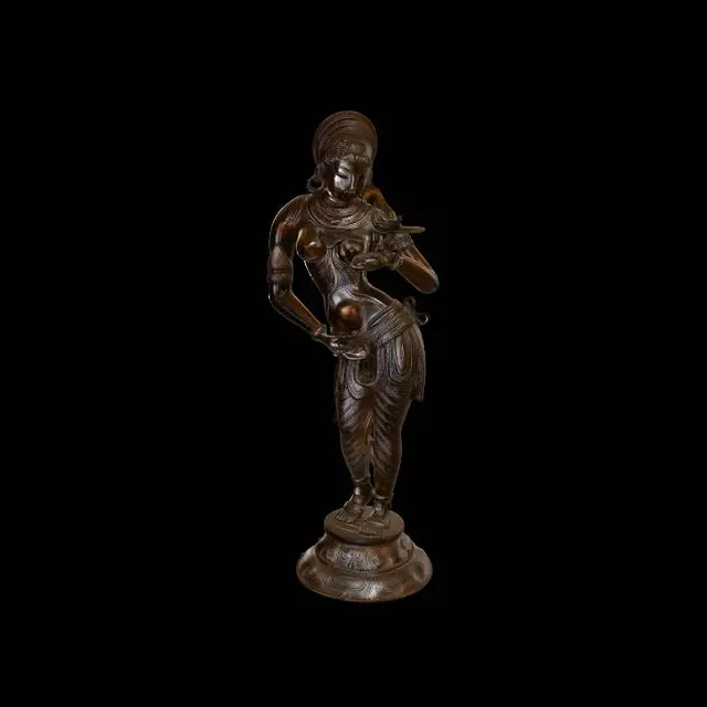 3D model for Bronze Apsara with Parrot