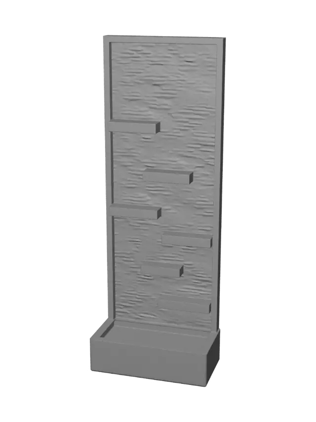 3D model for Shadowed Stone Staircase