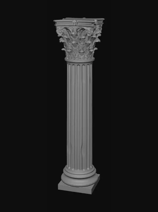 3D model for Solitary Corinthian Column