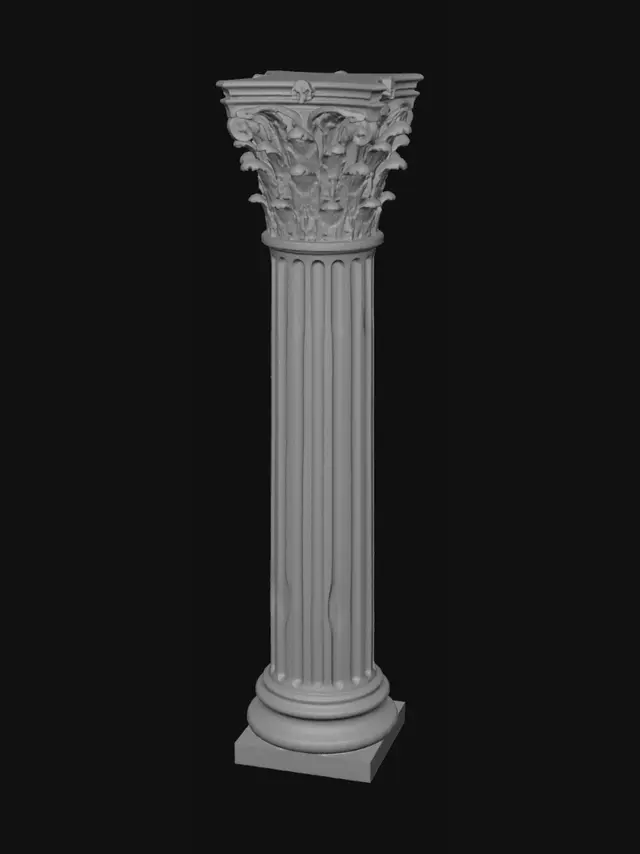 3D model for Solitary Corinthian Column