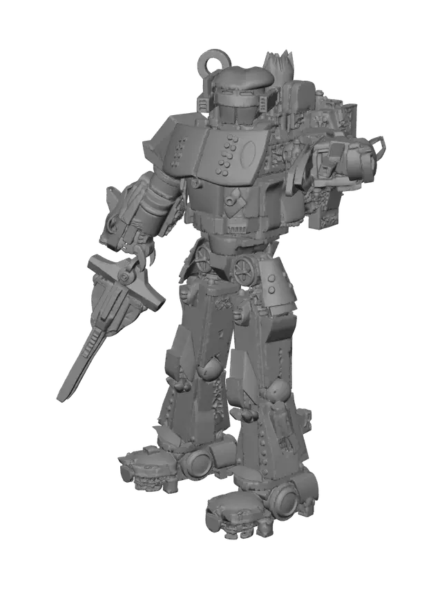 3D model for Stylized Mecha Team Leader