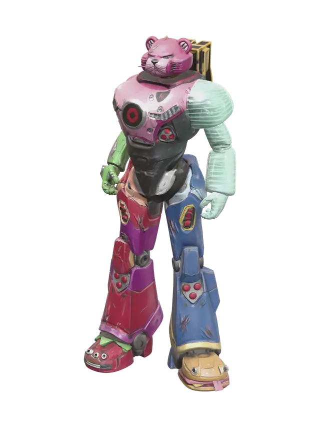 3D model for Mecha Team Leader