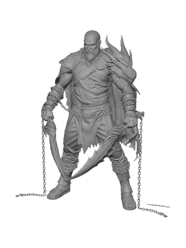 3D model for Emberbound Warlord