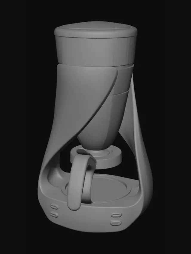 3D model for S-Curve Coffee Maker