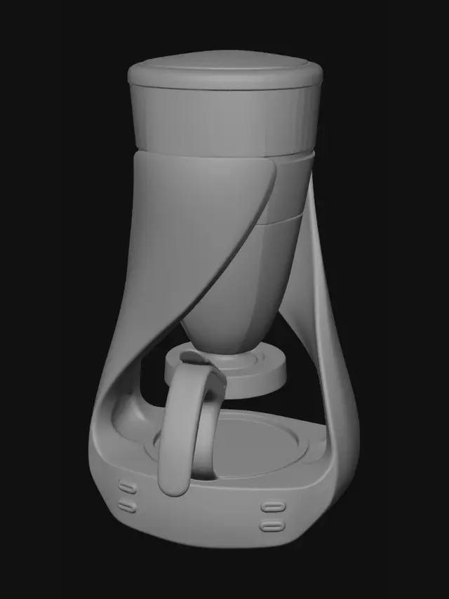3D model for S-Curve Coffee Maker