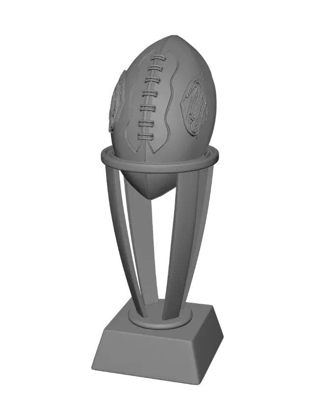 3D model for Golden Football Trophy