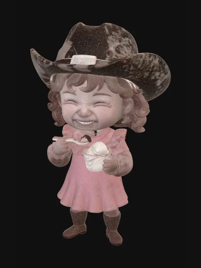 3D model for chibi-girl