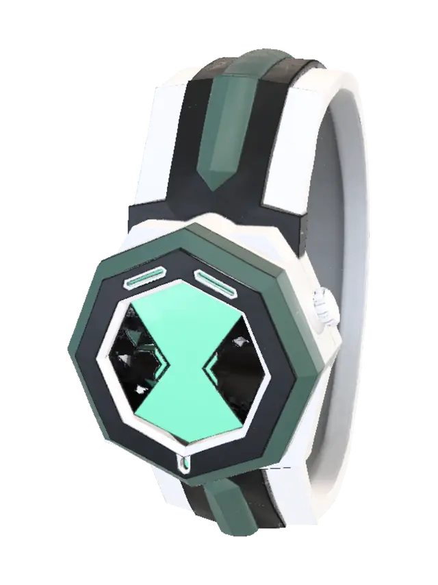 Omnitrix Suprema - Transformation 3D model, vytvořený pomocí AI