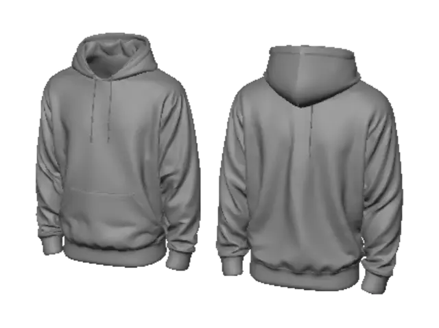 3D model for HigherX Neon H Graphic Hoodie