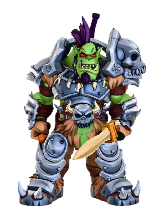Orc Warrior in Armor - Orcwarrior AI 생성 3D 모델