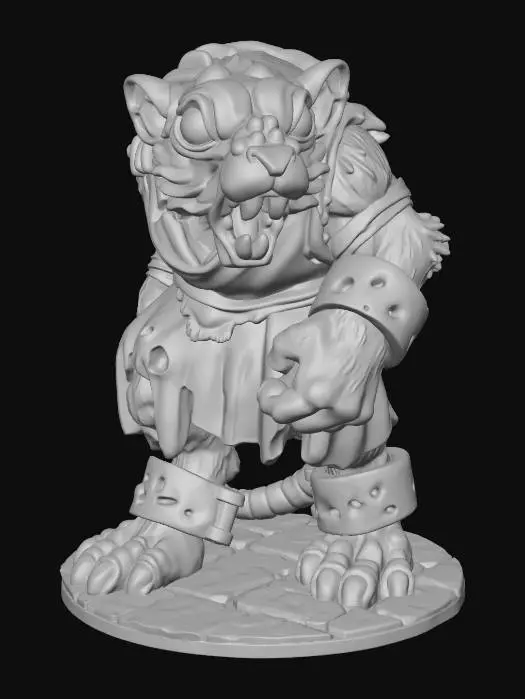 3D model for ratfolk-creature