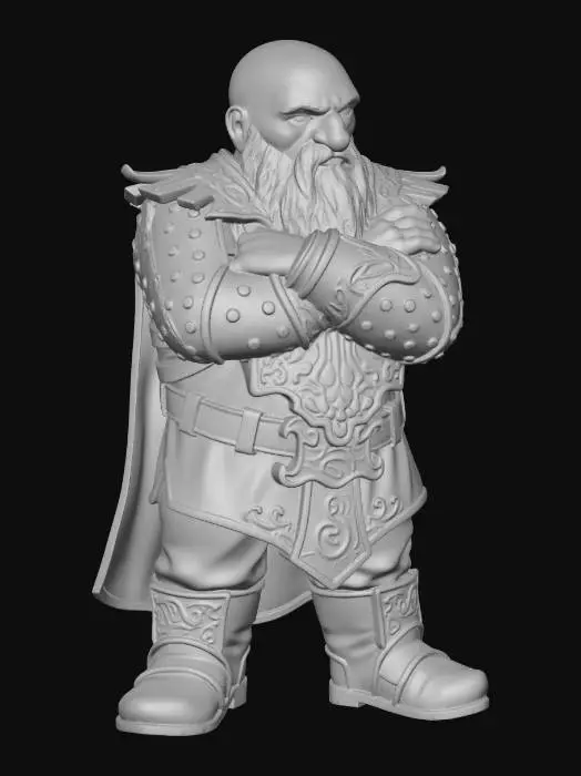3D model for Dwarven Lord