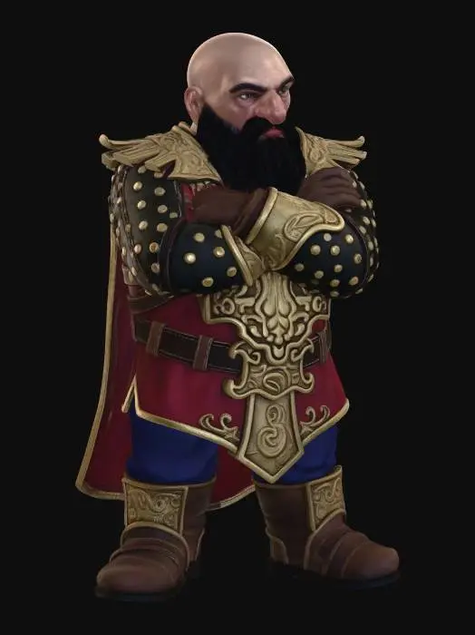 3D model for Dwarven Lord
