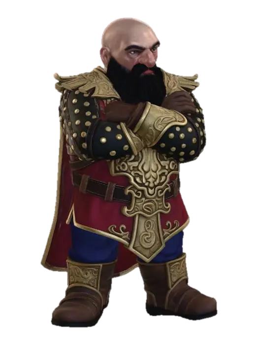 3D model for Dwarven Lord