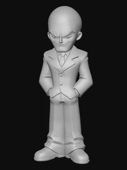 3D model for Bald Baron